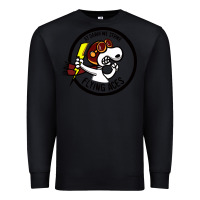 Black flying aces Premium Sweatshirt - linhVisuals