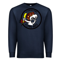 Navy flying aces Premium Sweatshirt - linhVisuals