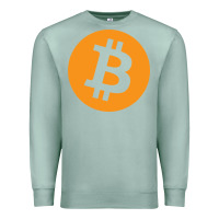 Seafoam bitcoin ledger blockchain satoshi btc Premium Sweatshirt - linhVisuals