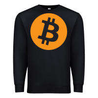 Black bitcoin ledger blockchain satoshi btc Premium Sweatshirt - linhVisuals