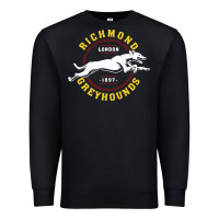 Black Richmond Greyhounds Lon Don 1897 Premium Sweatshirt - linhVisuals