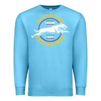 Ocean Blue Richmond Greyhounds Lon Don 1897 Premium Sweatshirt - linhVisuals