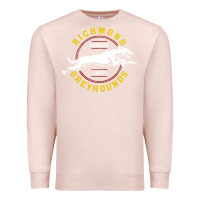 Pale Pink Richmond Greyhounds Lon Don 1897 Premium Sweatshirt - linhVisuals
