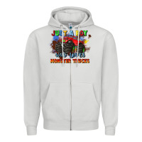 Dove Grey just a boy who loves monster trucks Zipper Hoodie - JahusDesignShop
