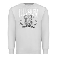 Dove Grey halestorm Premium Sweatshirt - linhVisuals