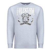 Heather Grey halestorm Premium Sweatshirt - linhVisuals