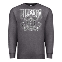 Charcoal Heather halestorm Premium Sweatshirt - linhVisuals