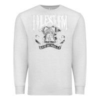 Oatmeal Heather halestorm Premium Sweatshirt - linhVisuals