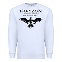 White HORIZON FORBIDDEN WEST Premium Sweatshirt - linhVisuals