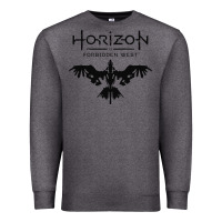 Charcoal Heather HORIZON FORBIDDEN WEST Premium Sweatshirt - linhVisuals