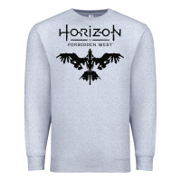 Heather Grey HORIZON FORBIDDEN WEST Premium Sweatshirt - linhVisuals