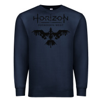 Navy HORIZON FORBIDDEN WEST Premium Sweatshirt - linhVisuals