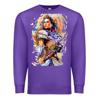 Purple ALOY - HORIZON FORBIDDEN WEST Premium Sweatshirt - linhVisuals
