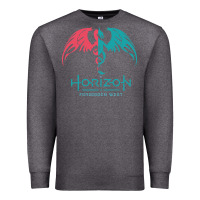 Charcoal Heather HORIZON FORBIDDEN WEST Premium Sweatshirt - linhVisuals