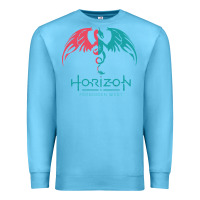 Ocean Blue HORIZON FORBIDDEN WEST Premium Sweatshirt - linhVisuals