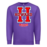 Purple howard 1867 university Premium Sweatshirt - linhVisuals