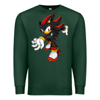 Sports Green Shadow The Hedgehog Premium Sweatshirt - linhVisuals