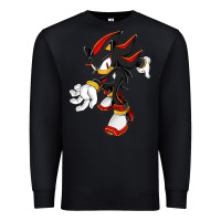 Black Shadow The Hedgehog Premium Sweatshirt - linhVisuals