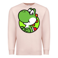 Pale Pink Yoshi Anime Premium Sweatshirt - linhVisuals
