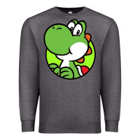 Charcoal Heather Yoshi Anime Premium Sweatshirt - linhVisuals
