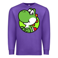 Purple Yoshi Anime Premium Sweatshirt - linhVisuals
