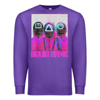 Purple spoky squids games Premium Sweatshirt - linhVisuals