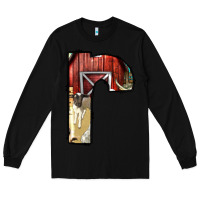 Black farm life alphabet lowercase letters r Long Sleeve Tee - BundleAndBundleShop