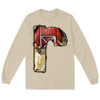 Mushroom farm life alphabet lowercase letters r Long Sleeve Tee - BundleAndBundleShop