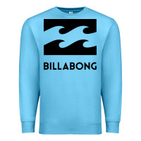 Ocean Blue billabong Premium Sweatshirt - linhVisuals