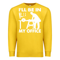 Lemon i'll be in my office carpenter woodworking Premium Sweatshirt - linhVisuals