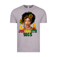 Vintage Zinc juneteenth 1865 black woman Vintage Tee - FaDigitalArtStudio