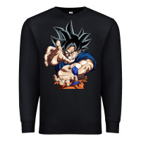 Black goku utra instinct Premium Sweatshirt - linhVisuals