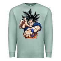 Seafoam goku utra instinct Premium Sweatshirt - linhVisuals