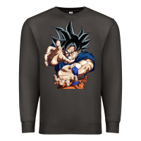 Smoke goku utra instinct Premium Sweatshirt - linhVisuals