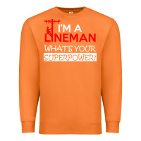 Carrot im a lineman whats your superpower Premium Sweatshirt - linhVisuals