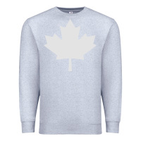 Heather Grey canada maple Premium Sweatshirt - linhVisuals