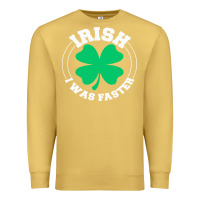 Antique Gold irish i was faster Premium Sweatshirt - linhVisuals