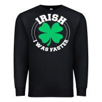 Black irish i was faster Premium Sweatshirt - linhVisuals