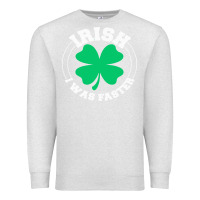 Oatmeal Heather irish i was faster Premium Sweatshirt - linhVisuals