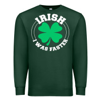 Sports Green irish i was faster Premium Sweatshirt - linhVisuals