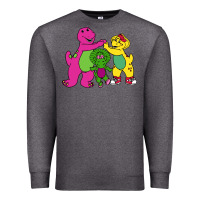 Charcoal Heather barney legendary Premium Sweatshirt - linhVisuals