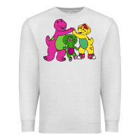 Oatmeal Heather barney legendary Premium Sweatshirt - linhVisuals