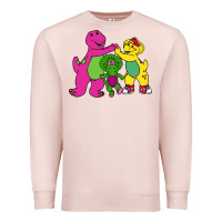Pale Pink barney legendary Premium Sweatshirt - linhVisuals