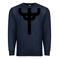 Navy red-judas-priest cross Premium Sweatshirt - linhVisuals