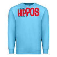 Ocean Blue the hippos - heads are gonna roll Premium Sweatshirt - linhVisuals