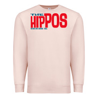 Pale Pink the hippos - heads are gonna roll Premium Sweatshirt - linhVisuals