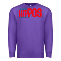 Purple the hippos - heads are gonna roll Premium Sweatshirt - linhVisuals