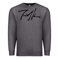 Charcoal Heather Kendrick lamar sign black Premium Sweatshirt - linhVisuals