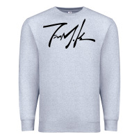 Heather Grey Kendrick lamar sign black Premium Sweatshirt - linhVisuals