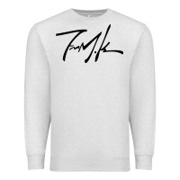 Oatmeal Heather Kendrick lamar sign black Premium Sweatshirt - linhVisuals